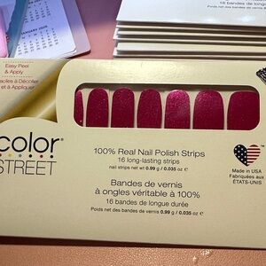 Color Street Fuchsia Nail Polish Strips